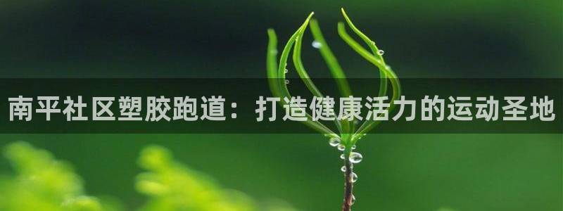 尊龙凯时平台官网：南平社区塑胶跑道：打造健康活力的运动圣地